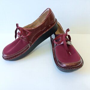 Alegria Women's Dani Wine Glitter Patent DAN-528 Size EU 41/US 10.5